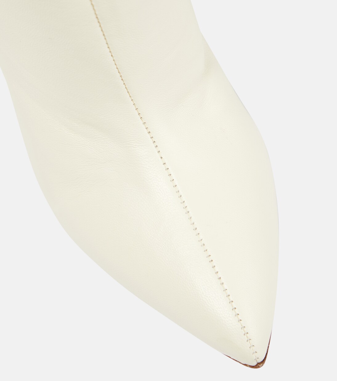 Leather over-the-knee boots | Paris Texas