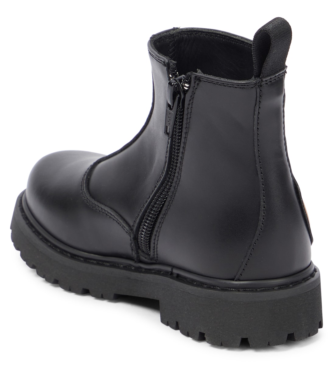 Leather ankle boots | Moschino Kids