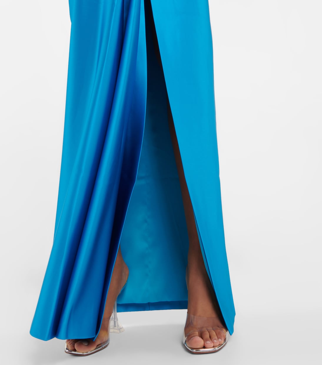 Robe longue en satin | Rasario