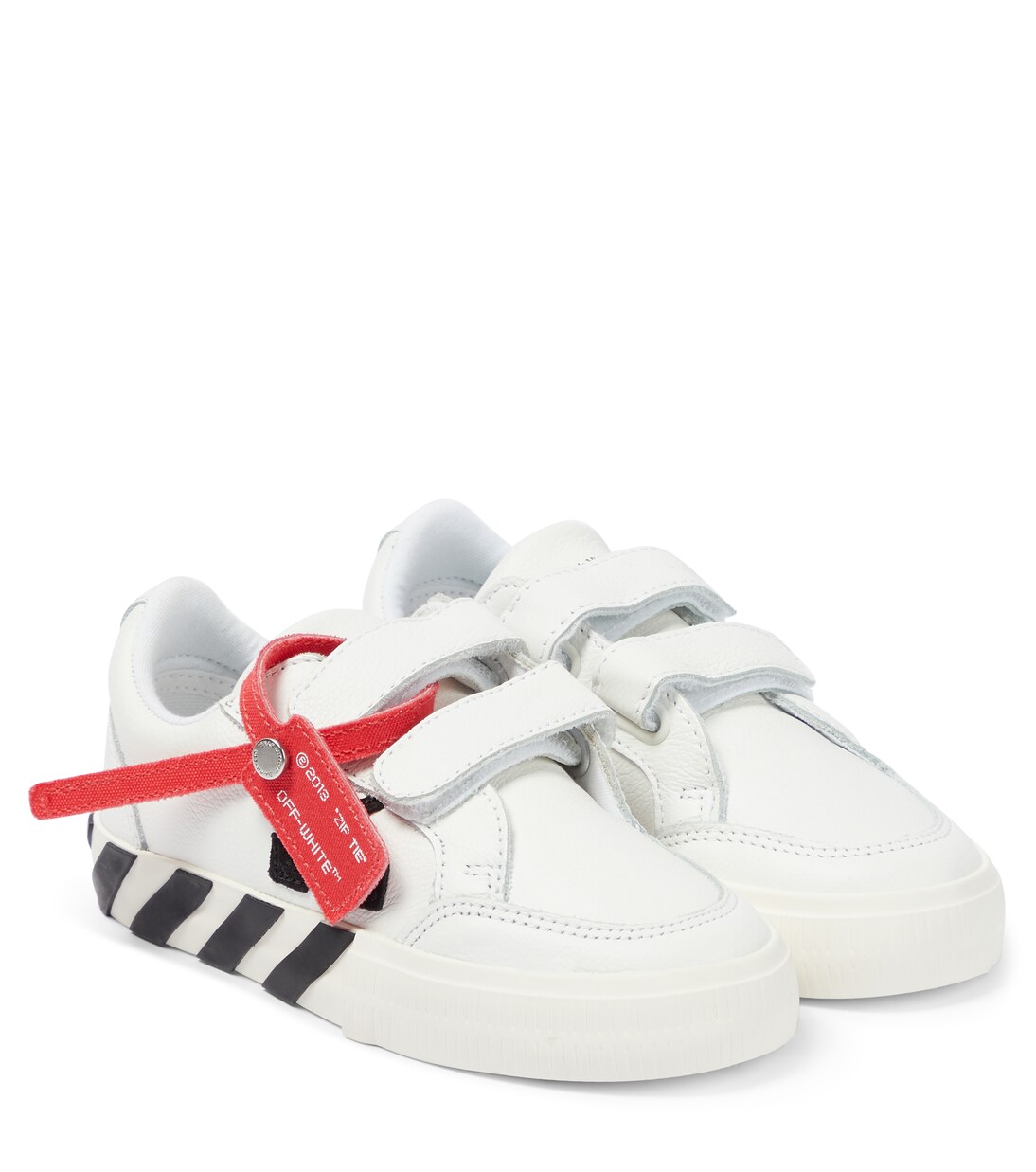 Low Vulcanized leather sneakers | Off-White Kids