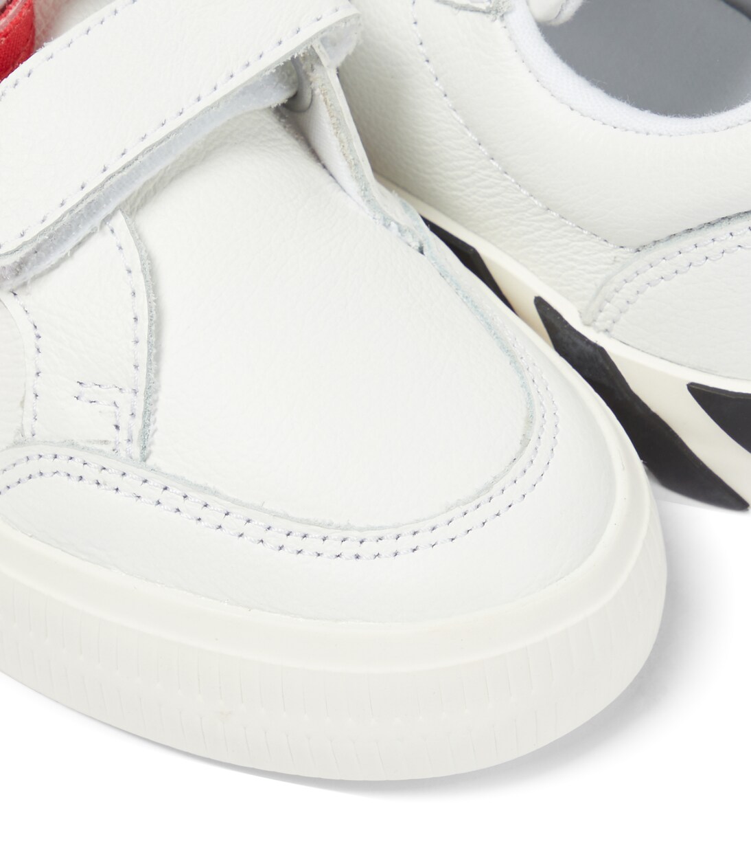 Low Vulcanized leather sneakers | Off-White Kids