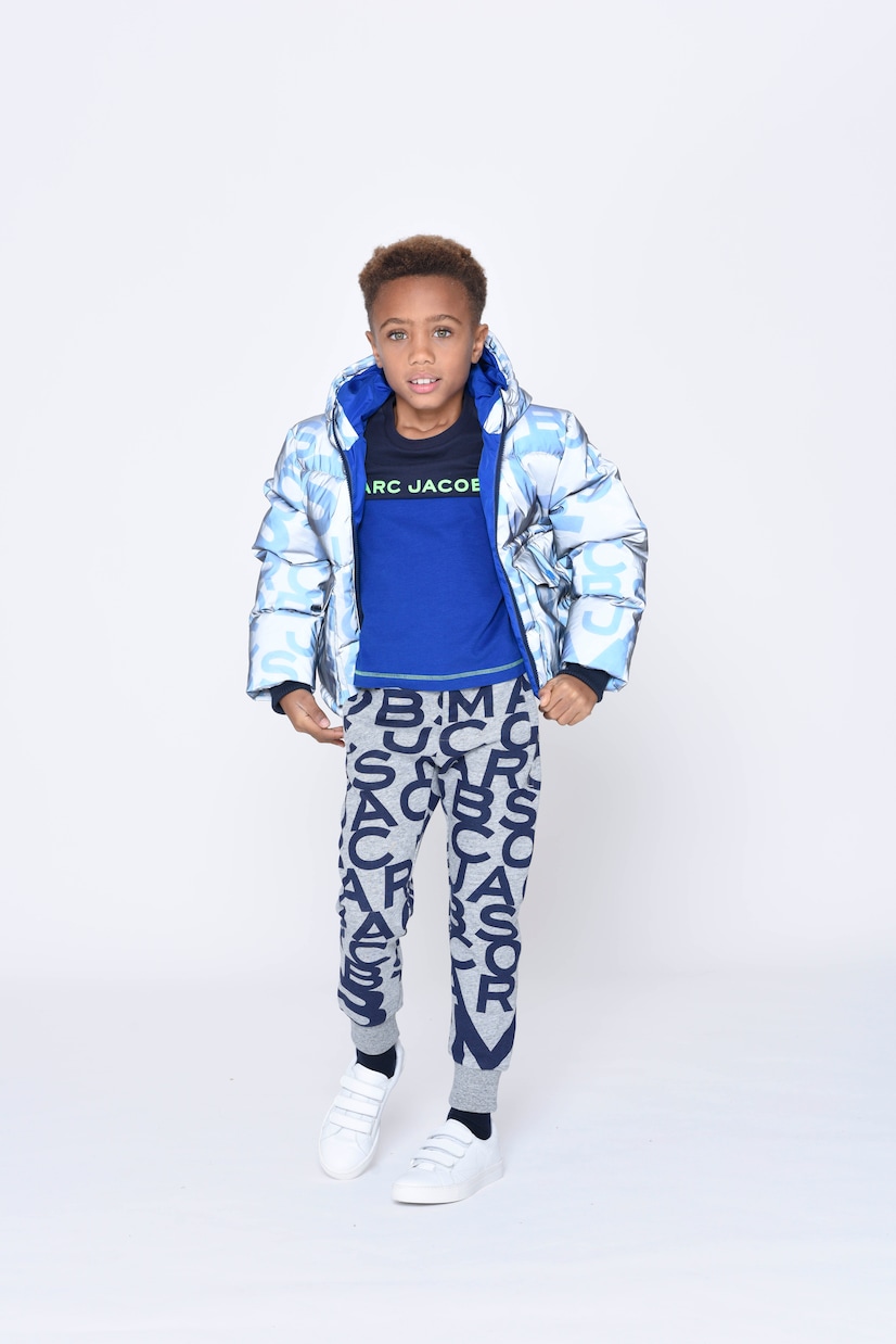 Logo-print cotton jersey sweatpants | Marc Jacobs Kids