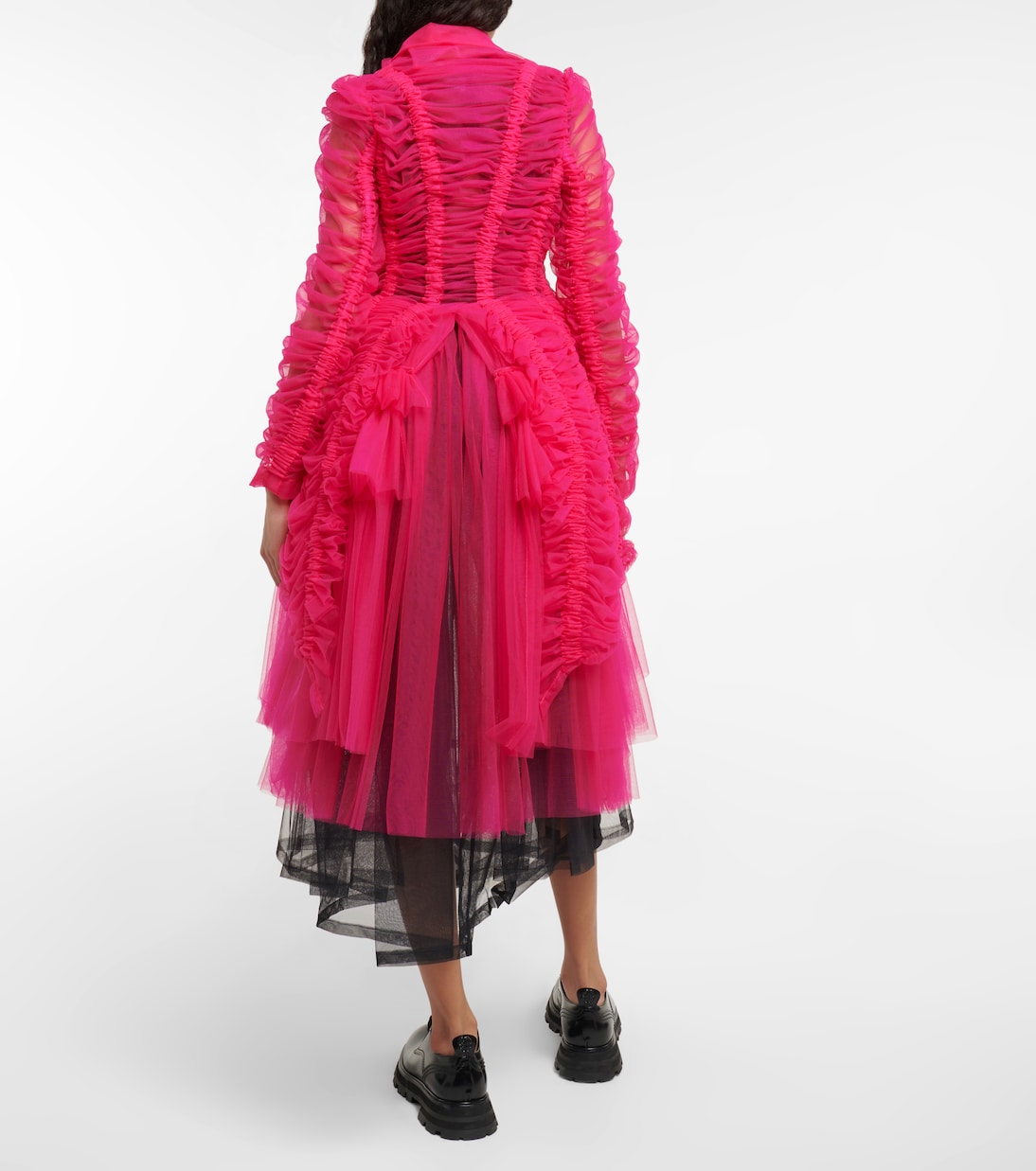 Robe blazer en tulle | Noir Kei Ninomiya