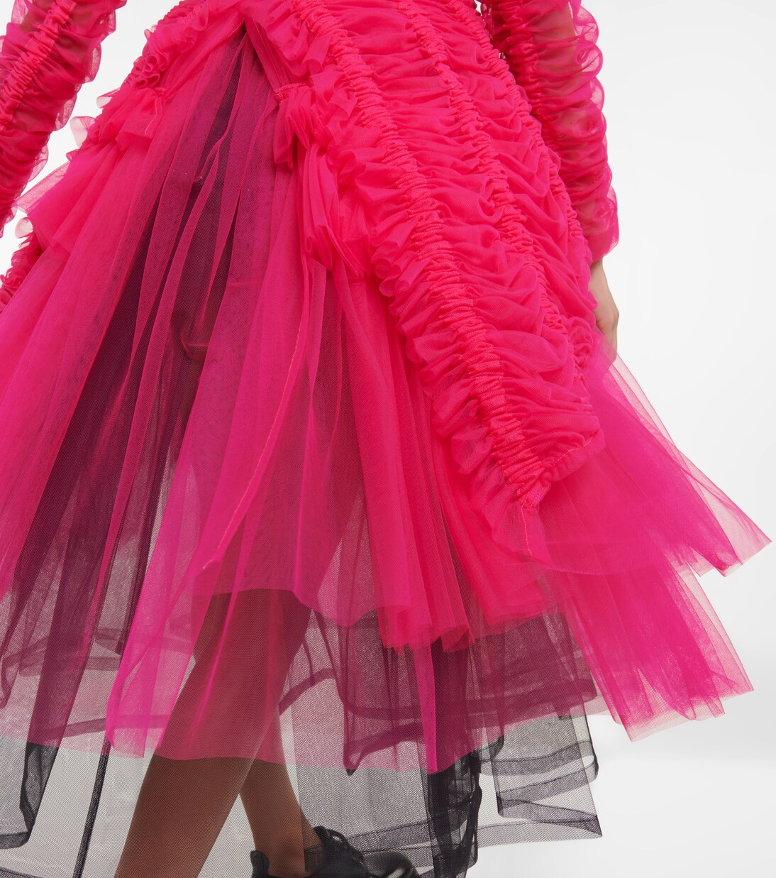 Robe blazer en tulle | Noir Kei Ninomiya