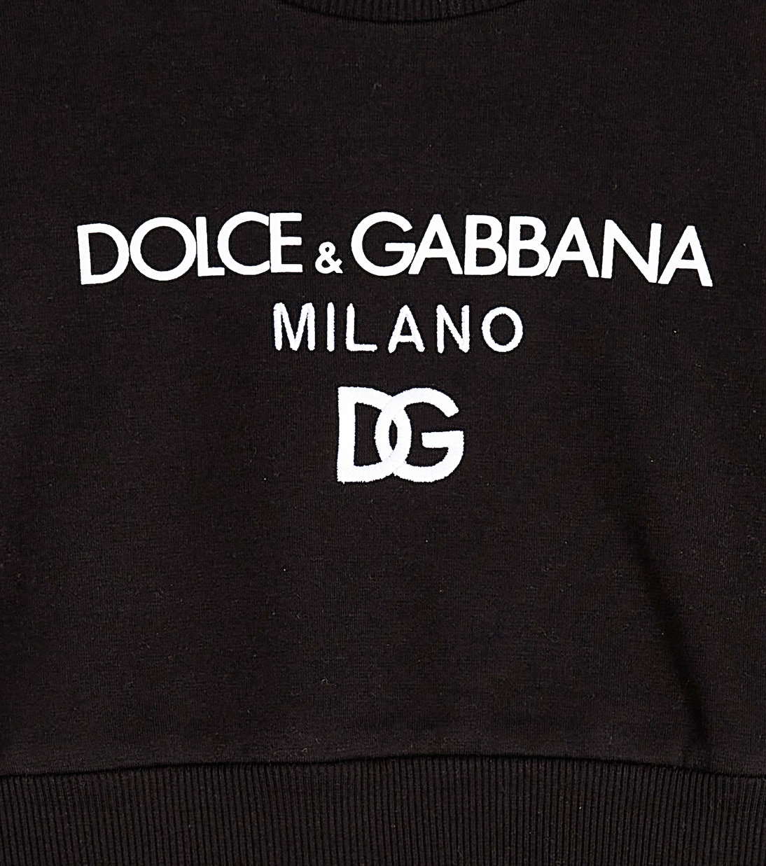 Logo-print cotton sweatshirt | Dolce&Gabbana Kids
