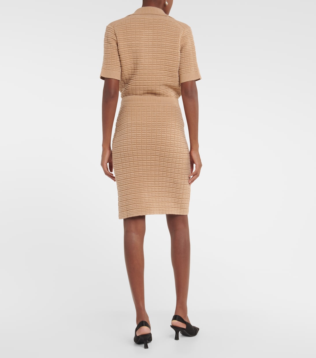 Falda corta Nailah de cachemir | Khaite