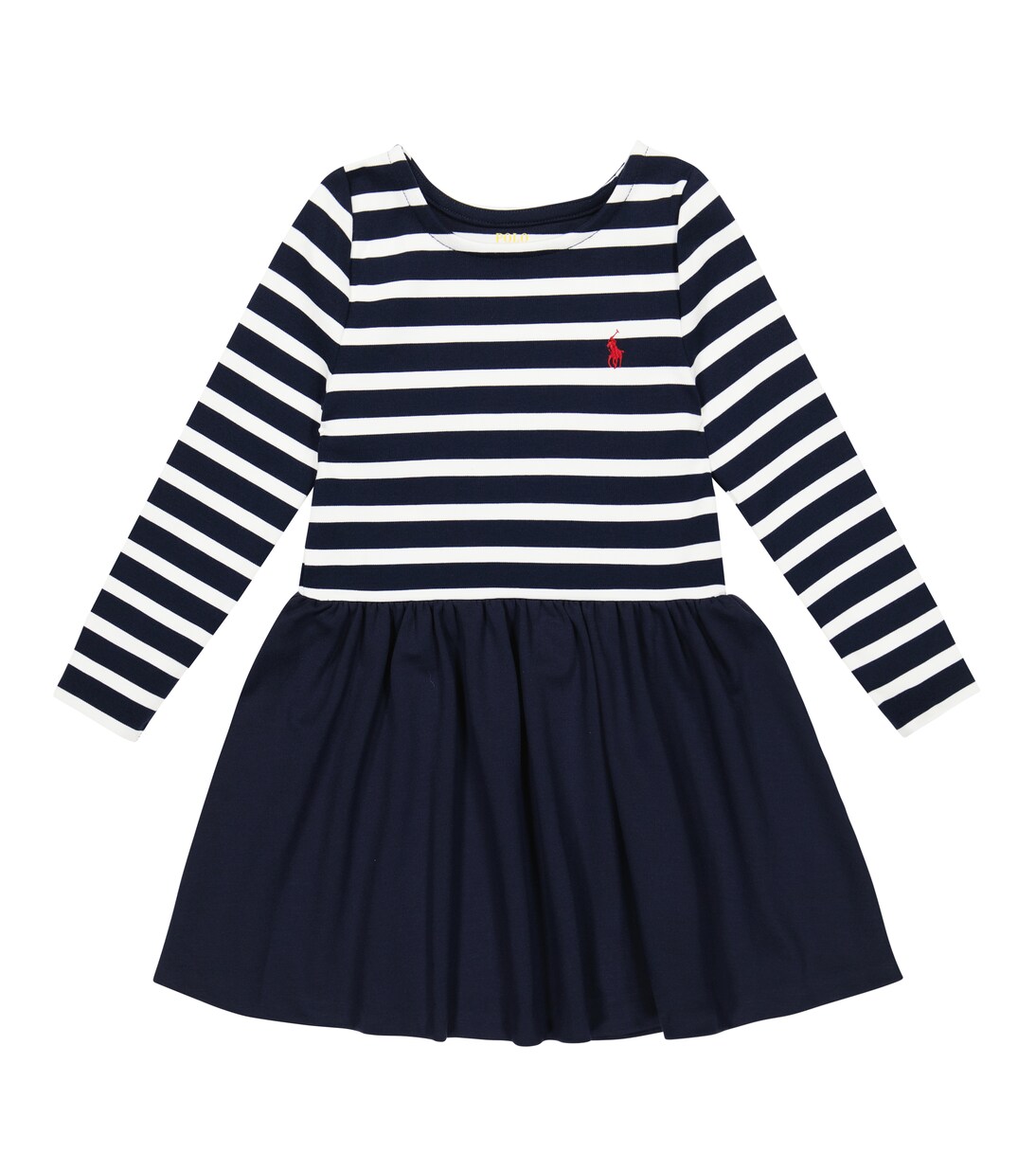 Striped cotton jersey dress | Polo Ralph Lauren Kids