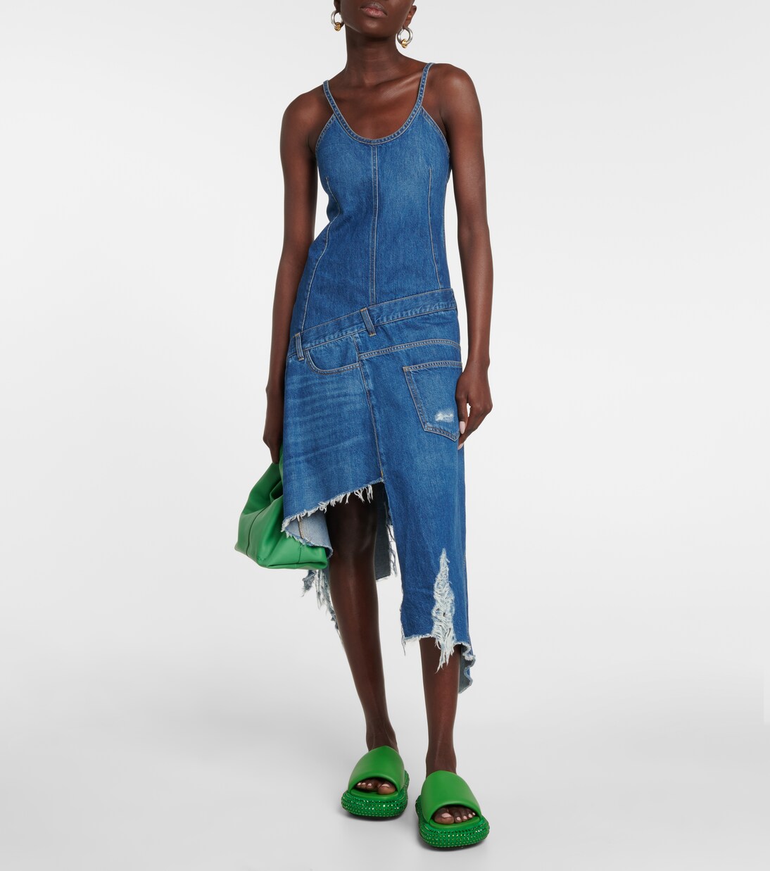 Embellished leather slides | JW Anderson