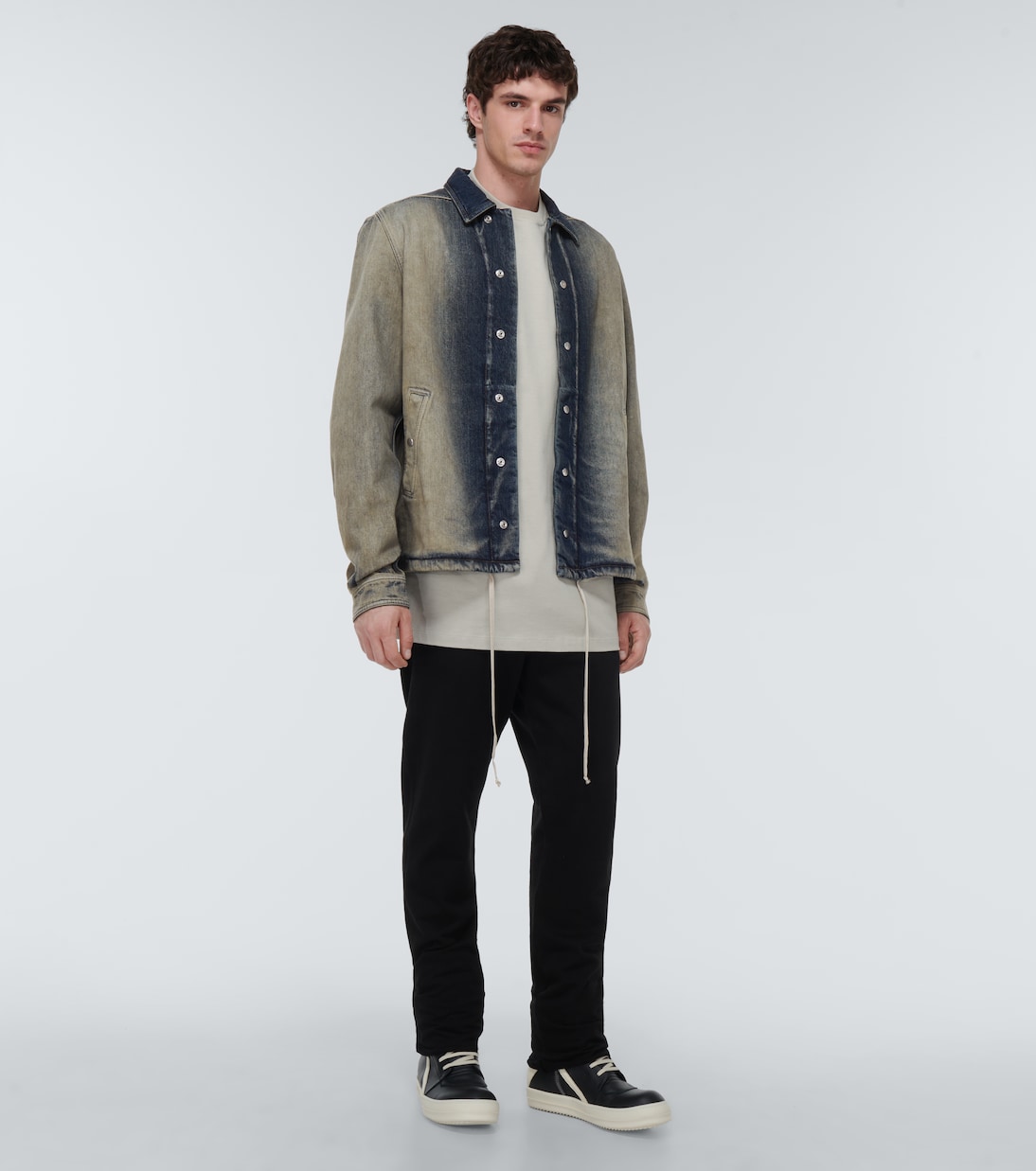 DRKSHDW faded denim shirt jacket | Rick Owens