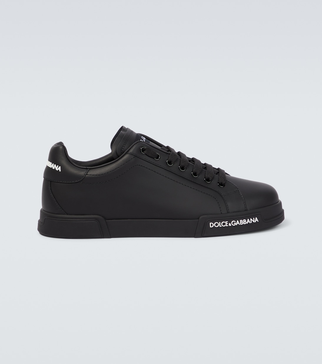 Logo leather sneakers | Dolce&Gabbana