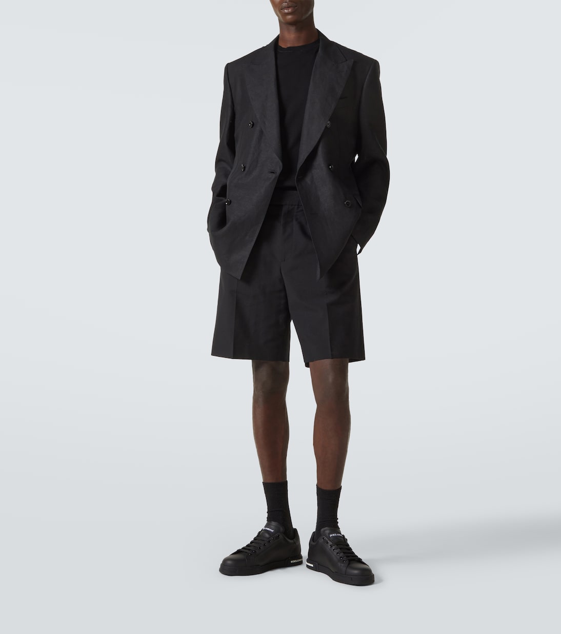 Logo leather sneakers | Dolce&Gabbana