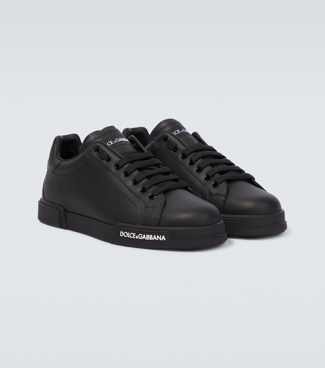 Logo leather sneakers | Dolce&Gabbana