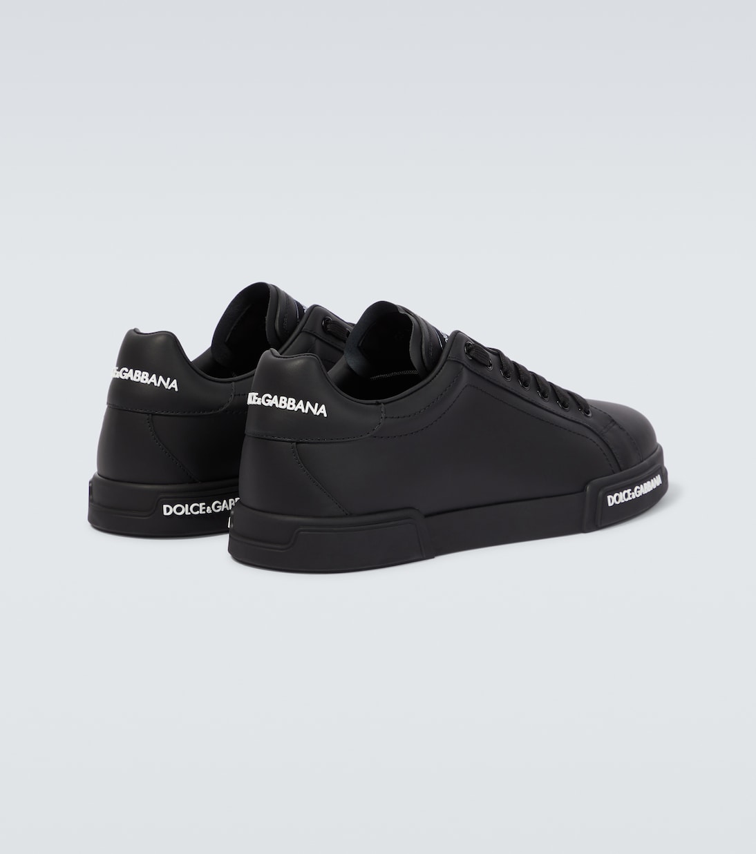 Logo leather sneakers | Dolce&Gabbana