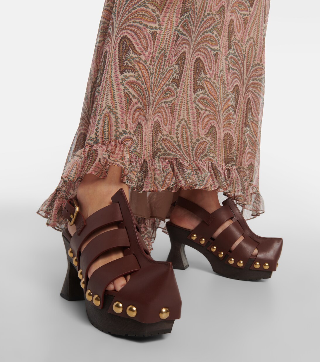 Leather clogs  | Etro