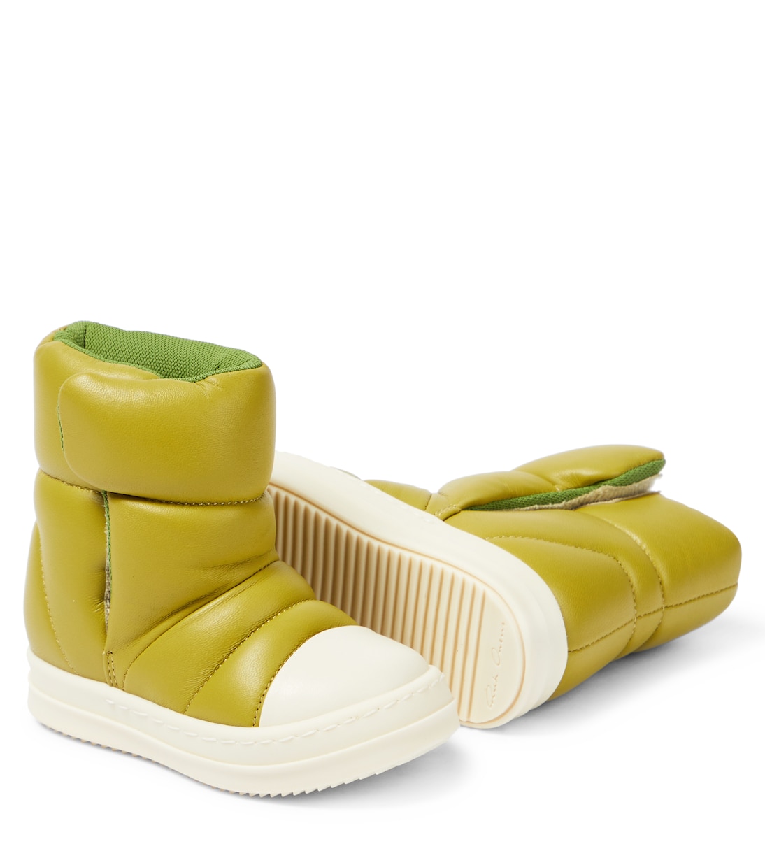 Botas de piel acolchada | Rick Owens Kids