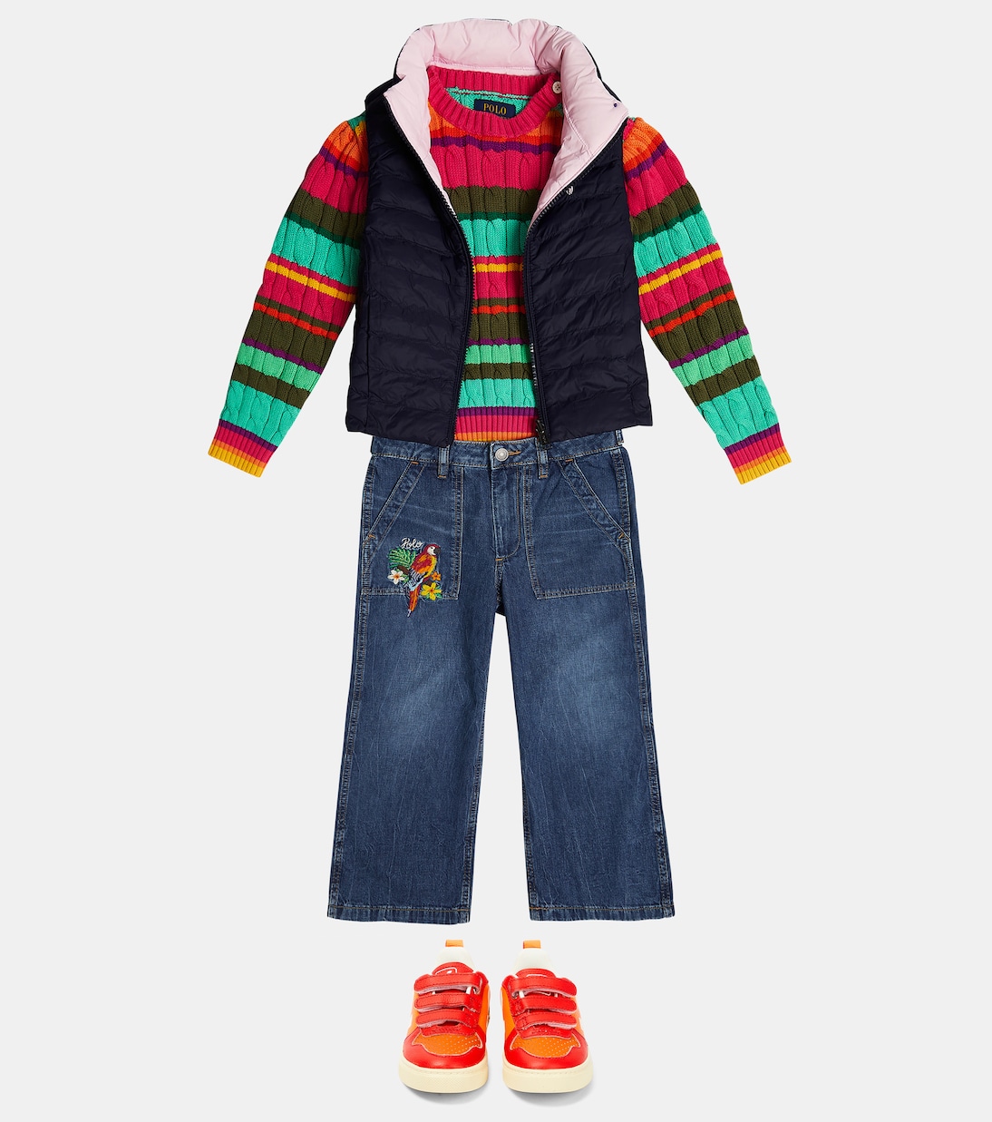 Cable-knit cotton sweater | Polo Ralph Lauren Kids