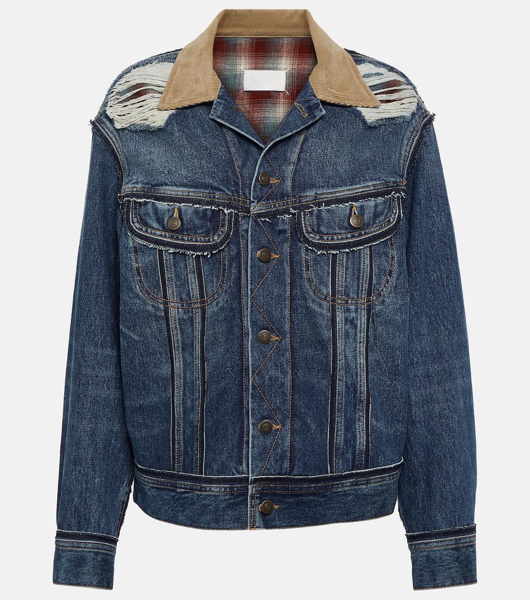 X Pendleton Jeansjacke | Maison Margiela