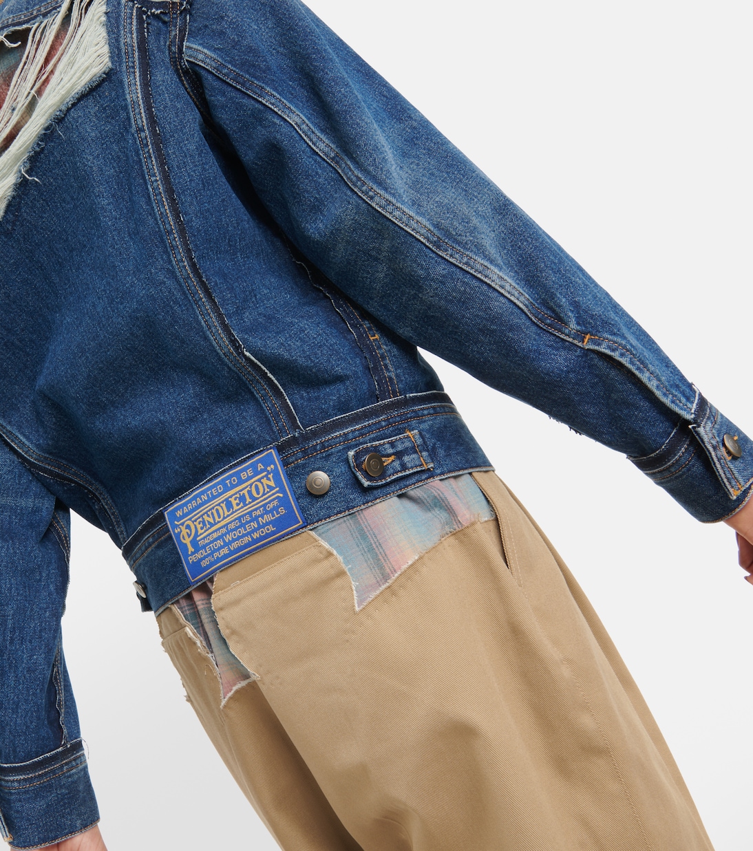 X Pendleton Jeansjacke | Maison Margiela