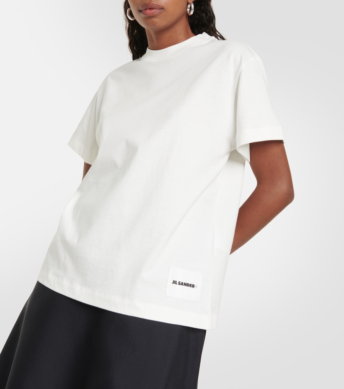 Set of 3 cotton jersey T-shirts | Jil Sander