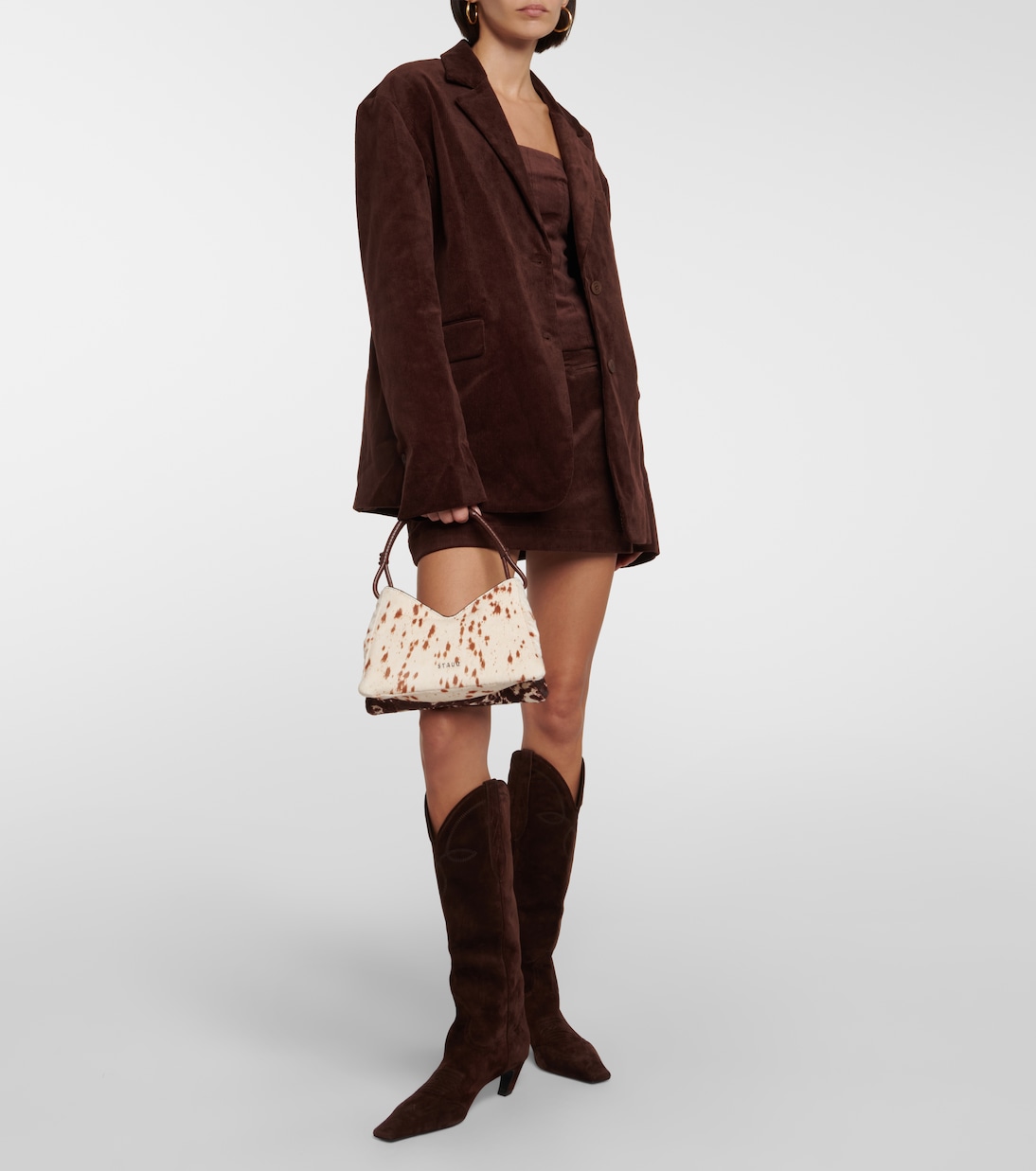 Top Woodgrain aus Baumwoll-Cord | Staud