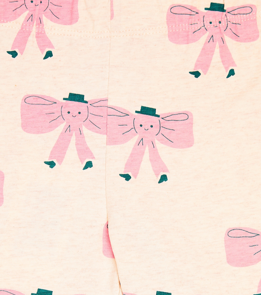 Baby Tiny Bow cotton pants | Tinycottons