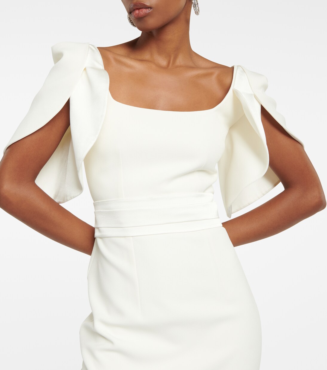 Robe de mariée en crêpe | Safiyaa