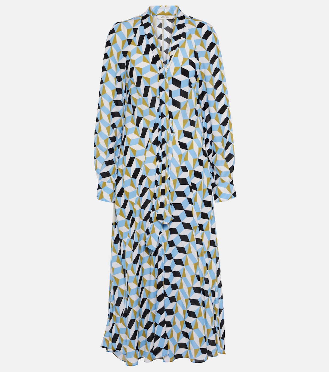 Robe midi Graphic Volumes imprimée | Dorothee Schumacher
