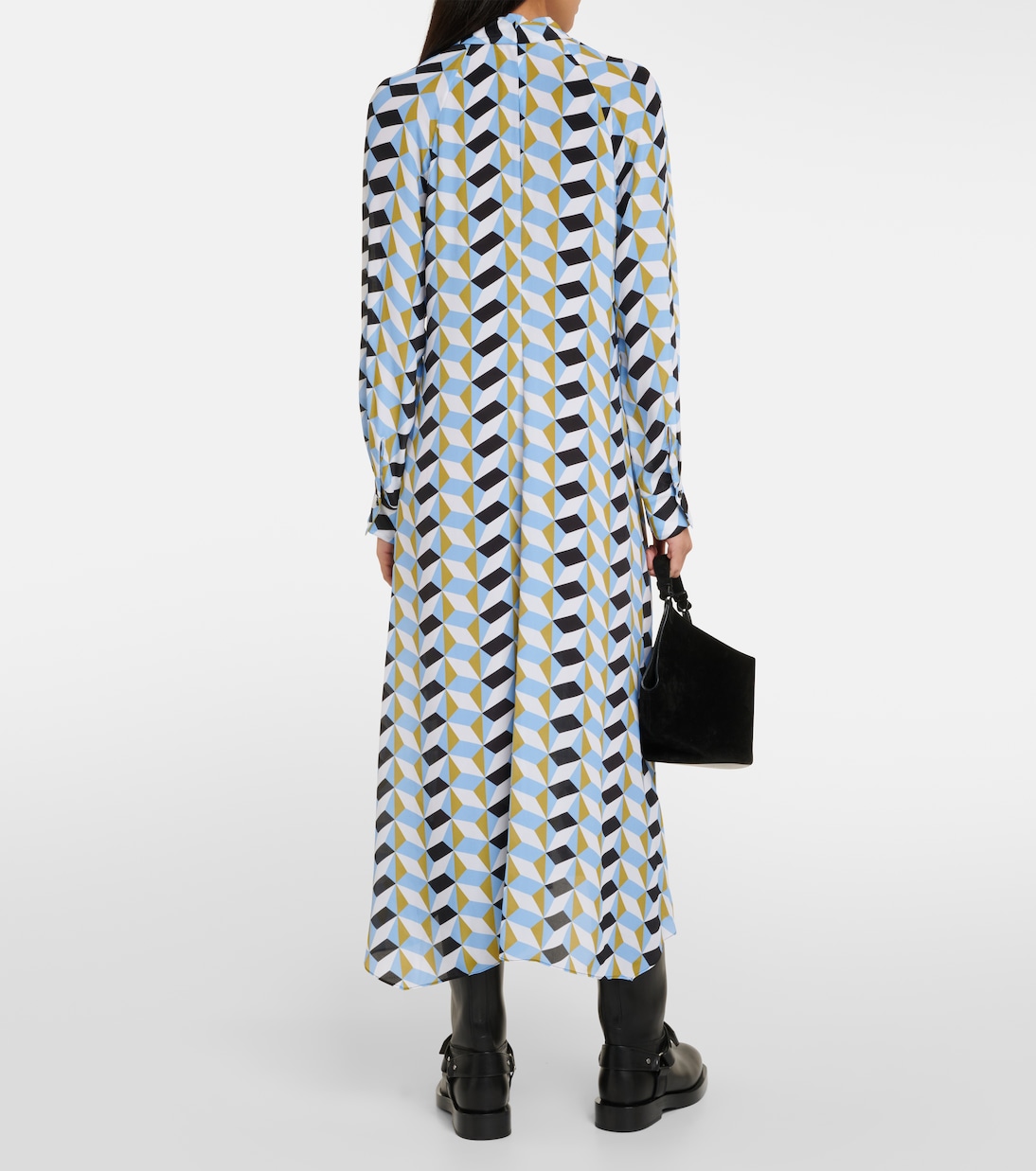 Robe midi Graphic Volumes imprimée | Dorothee Schumacher