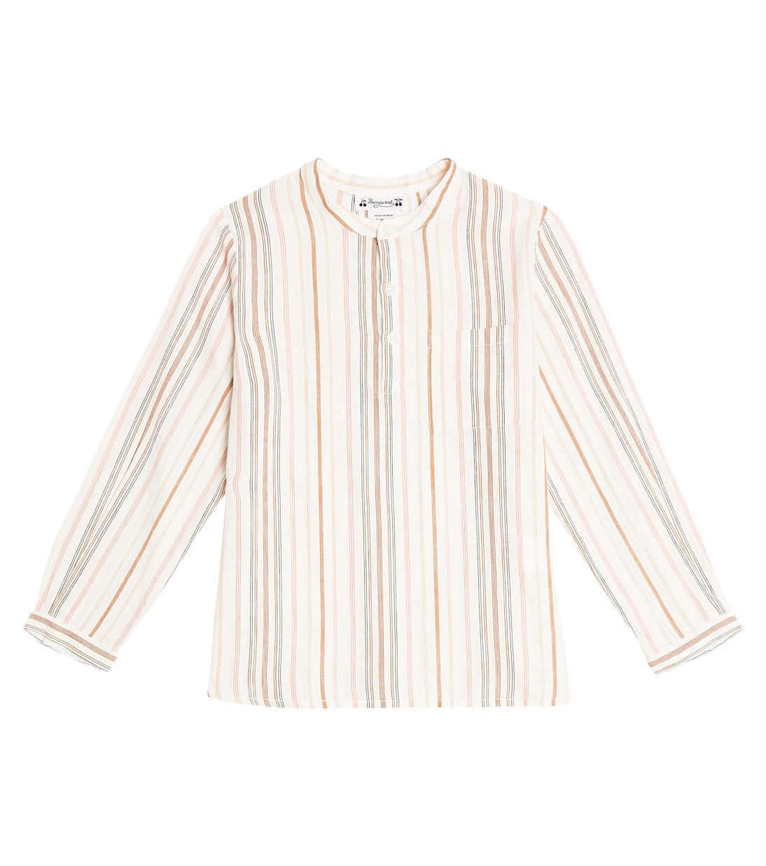Artiste striped cotton shirt | Bonpoint