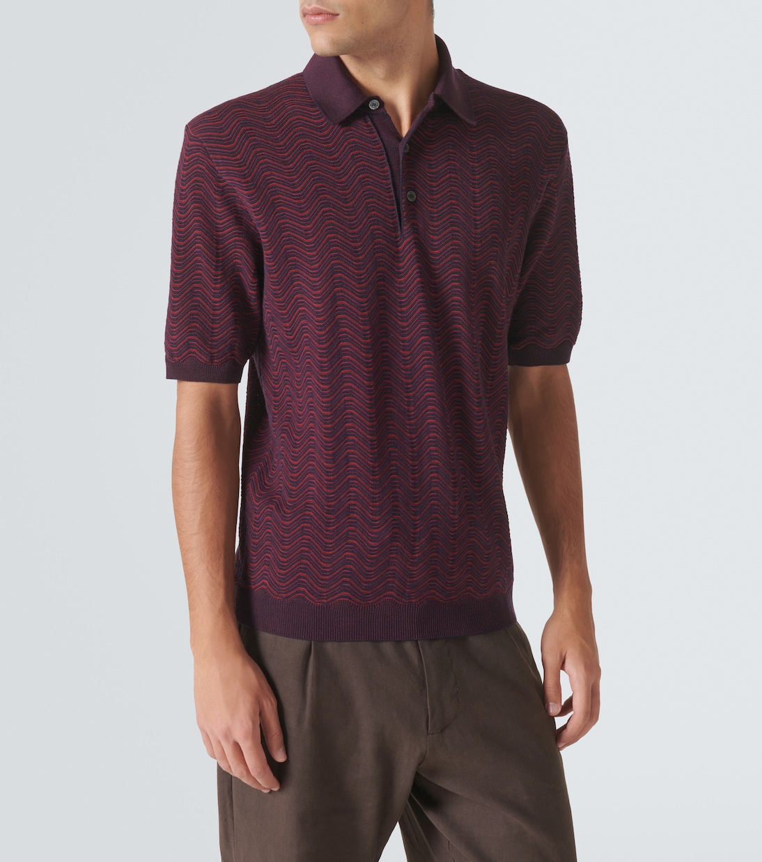 Polohemd aus einem Wollgemisch | Missoni