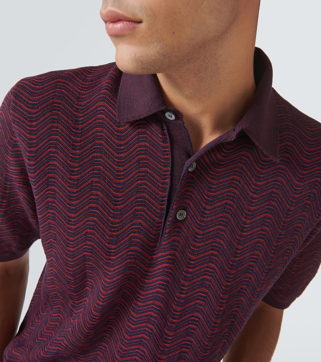 Polohemd aus einem Wollgemisch | Missoni