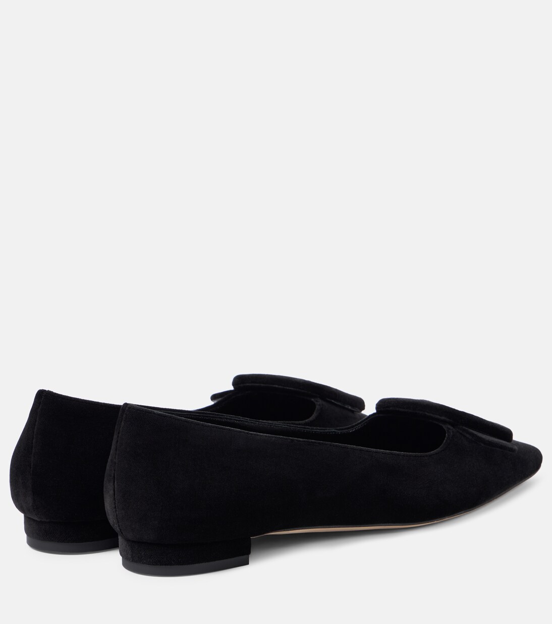 Maysalepumpflat velvet ballet flats | Manolo Blahnik
