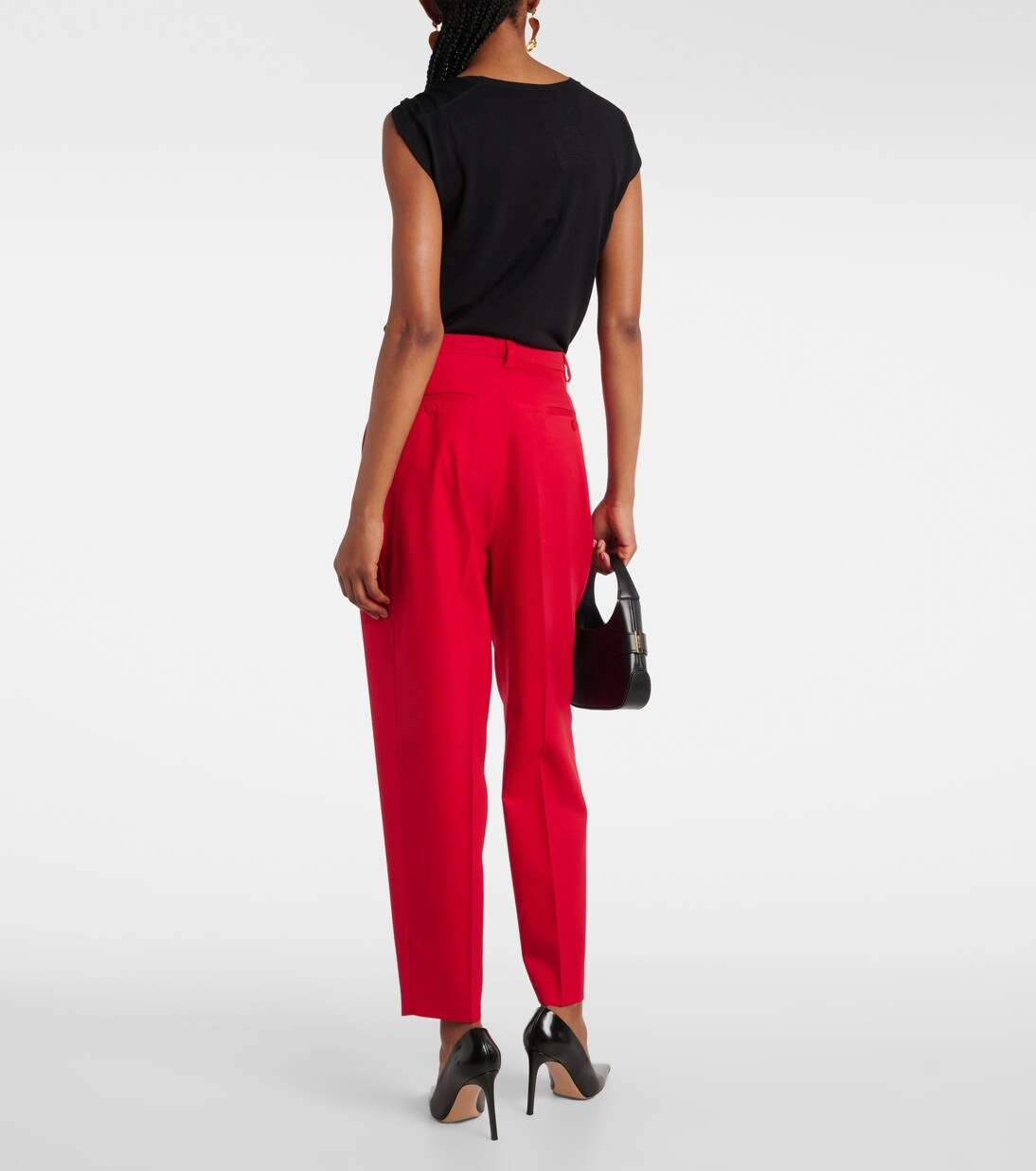 Pantalones tapered Emmet de lana virgen | Altuzarra