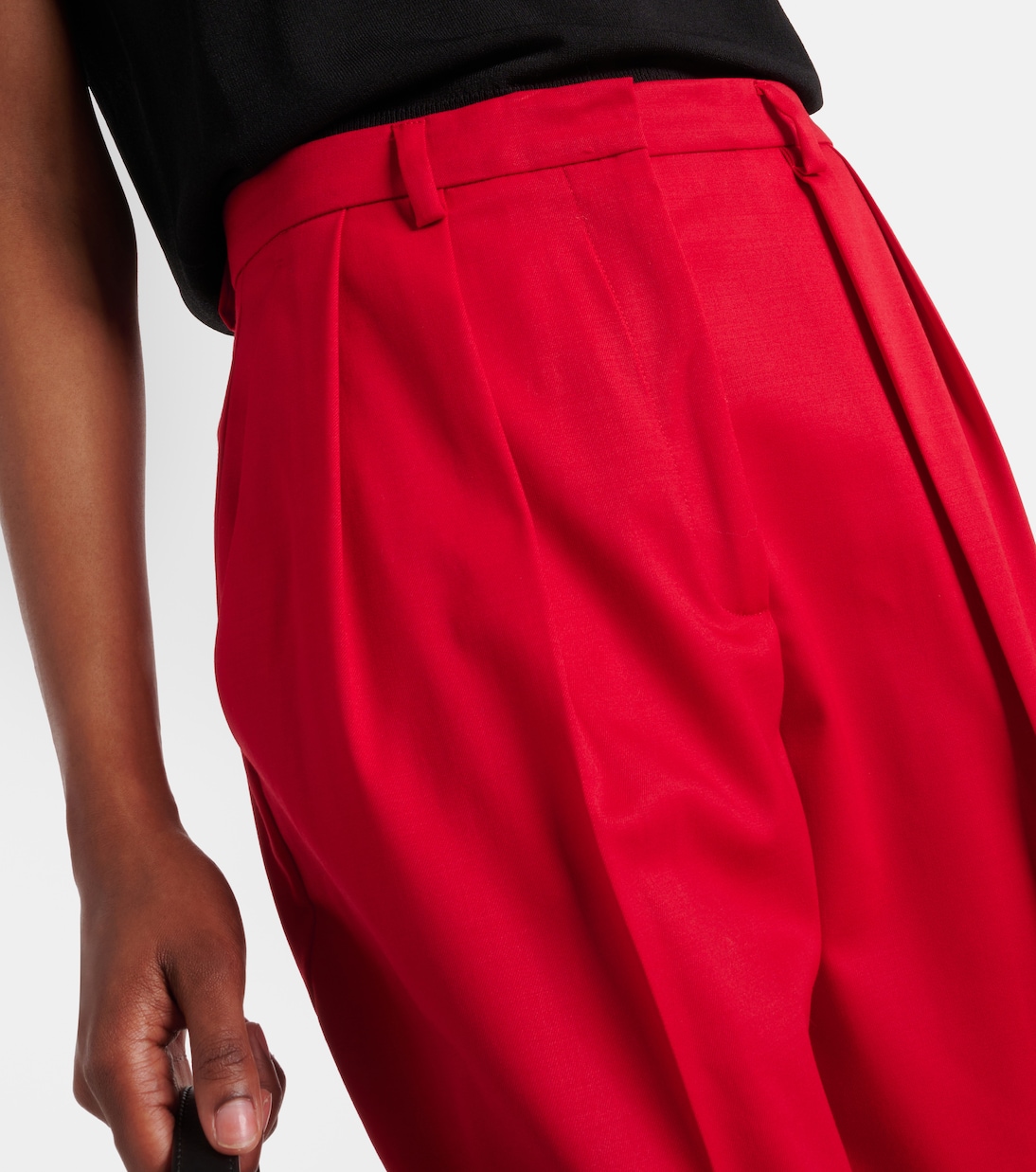 Pantalones tapered Emmet de lana virgen | Altuzarra