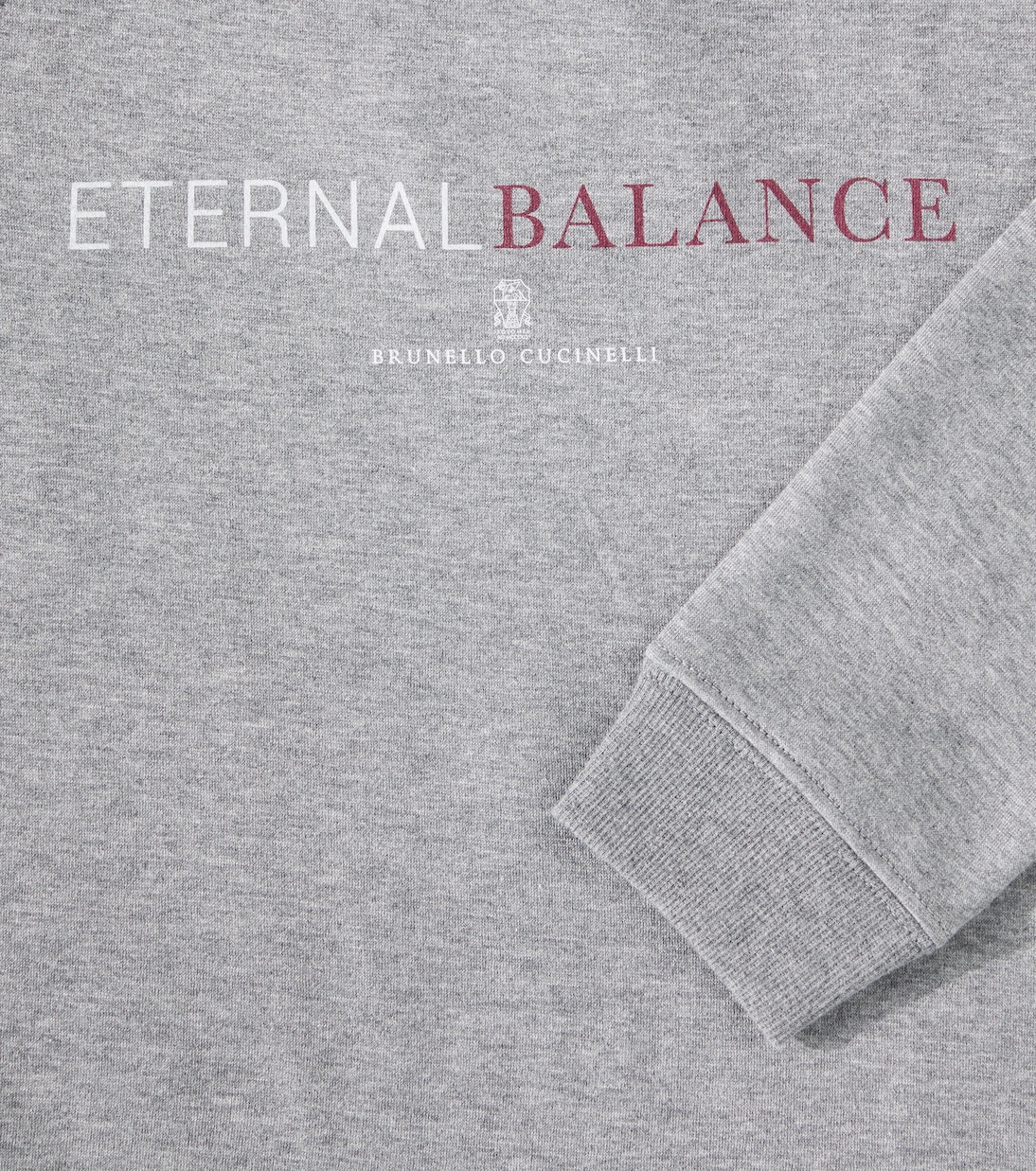 Sudadera de mezcla de algodón estampada | Brunello Cucinelli Kids