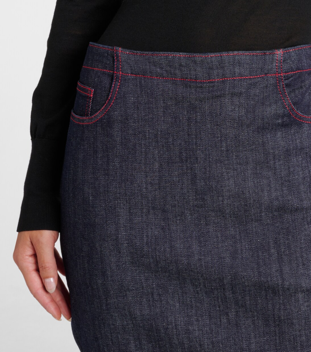 Denim skirt pants | Alaïa