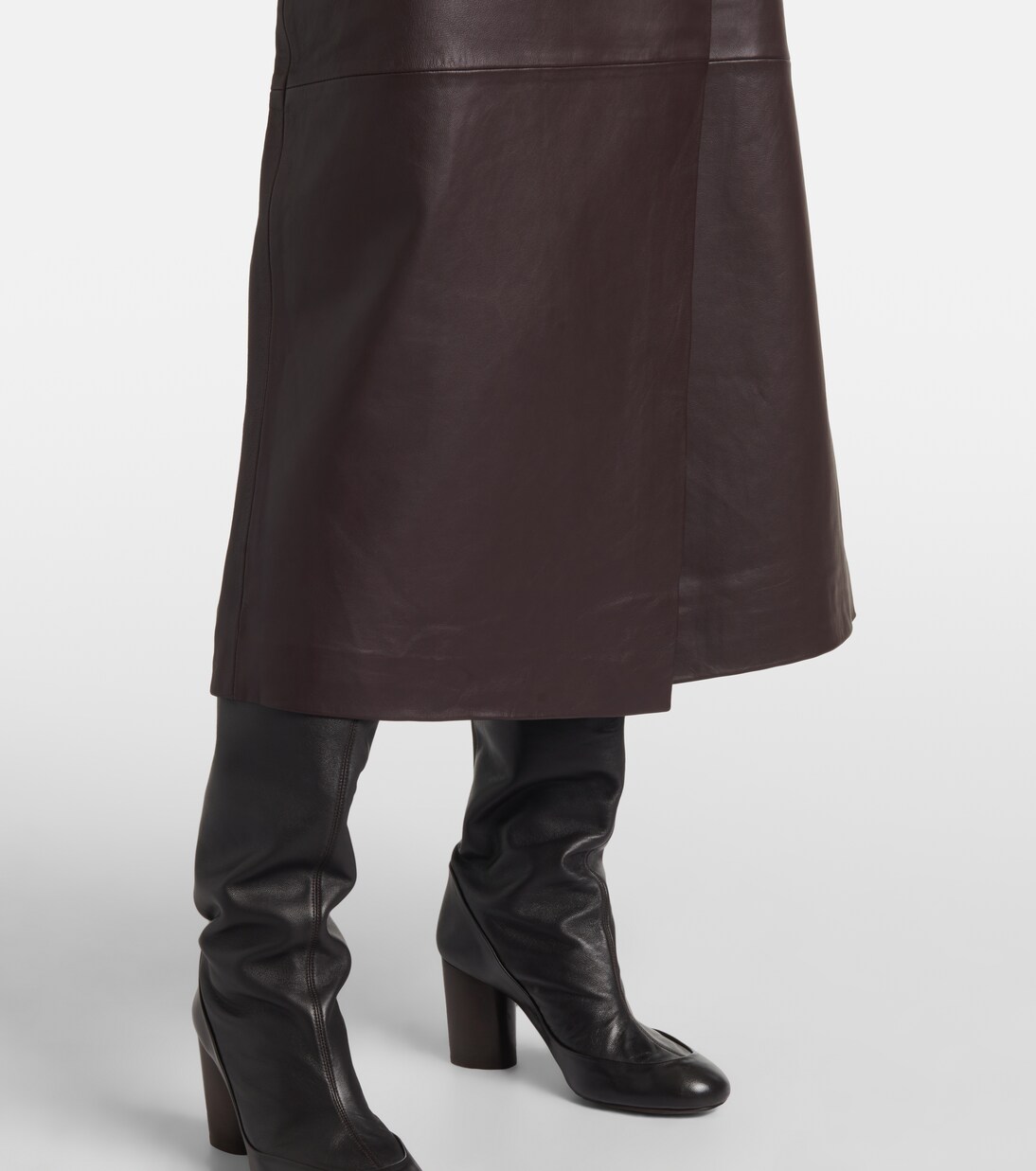 Wickelrock Hedi aus Leder | The Frankie Shop