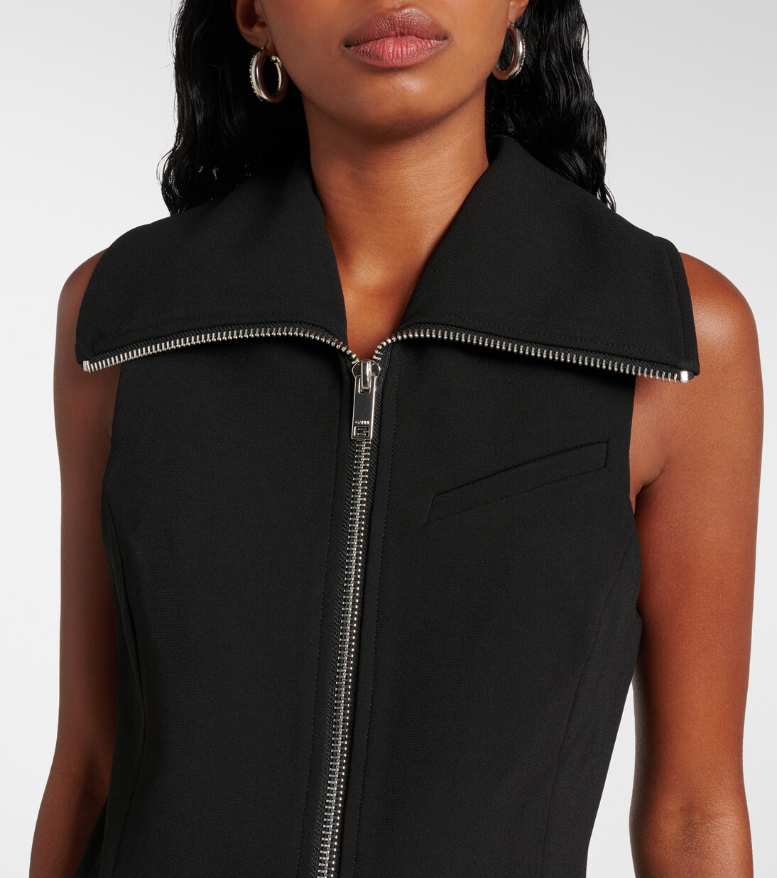 Robe en crêpe | Ganni