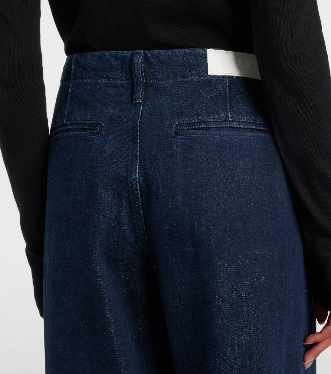 Triuser high-rise wide-leg jeans | Re/Done