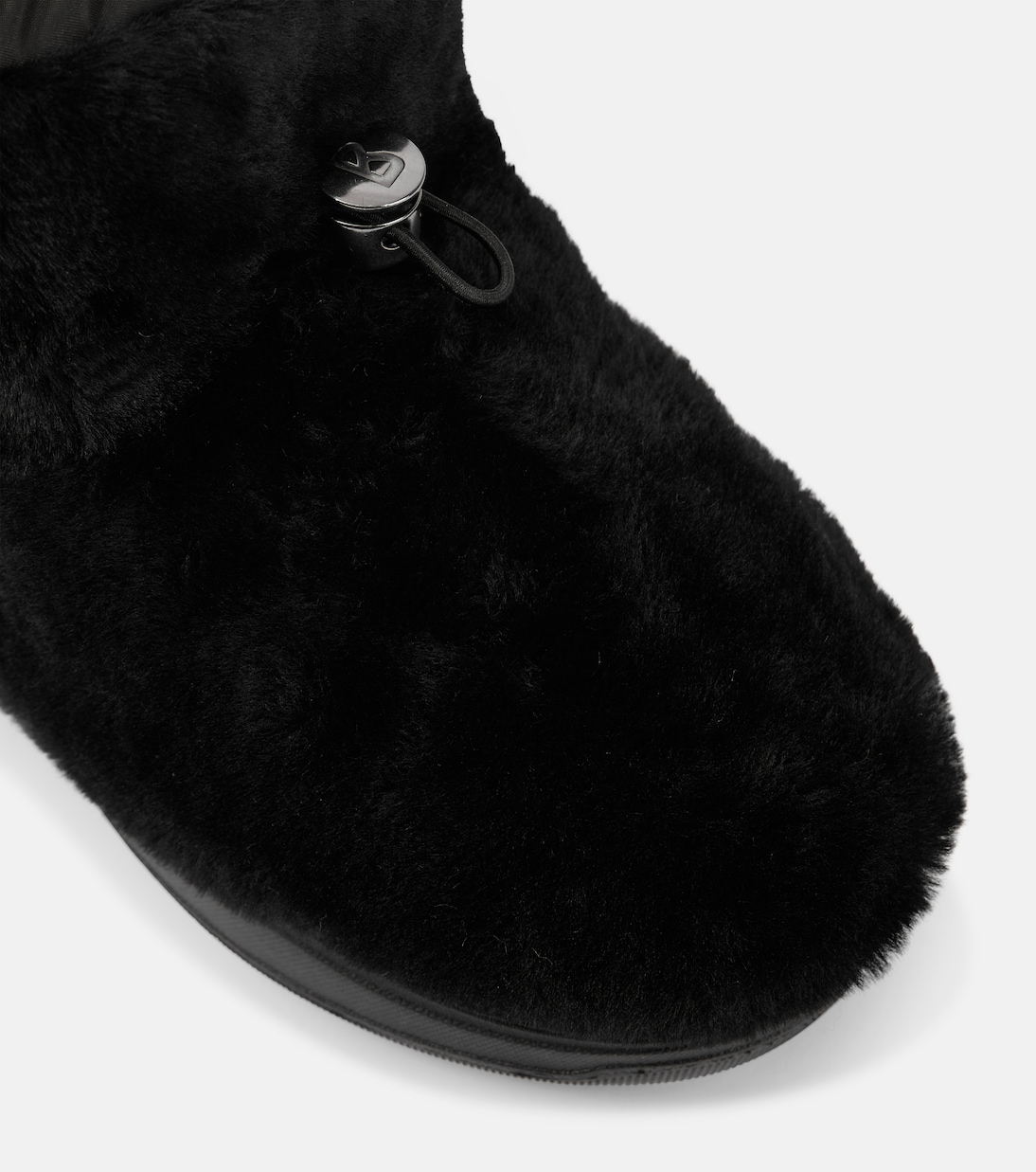 Shearling-trimmed leather ankle boots | Bogner