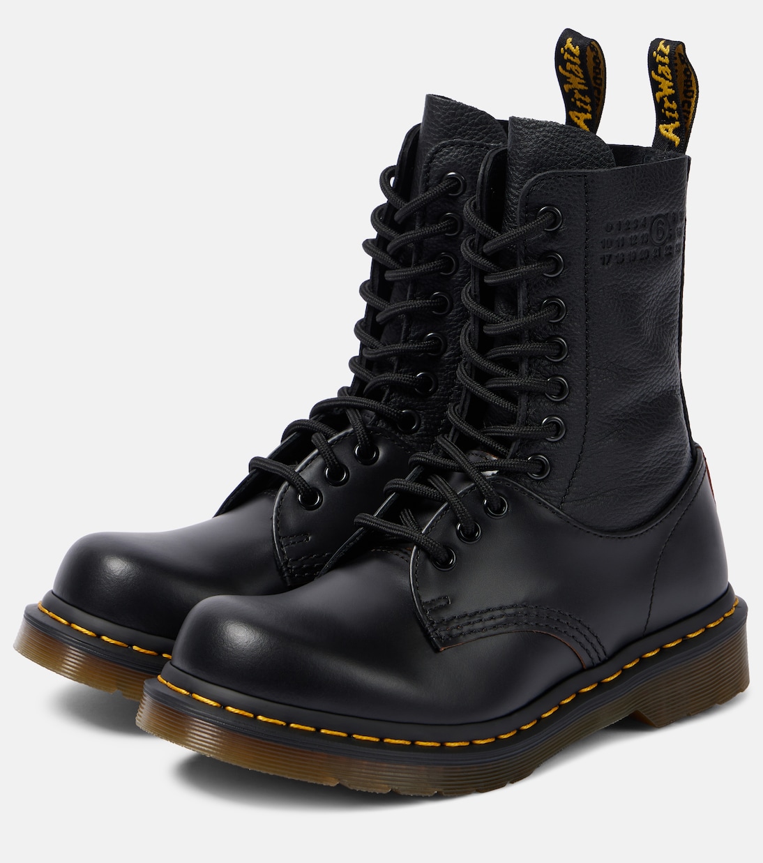 x Dr. Martens 1490 10-Eye leather combat boots | MM6 Maison Margiela