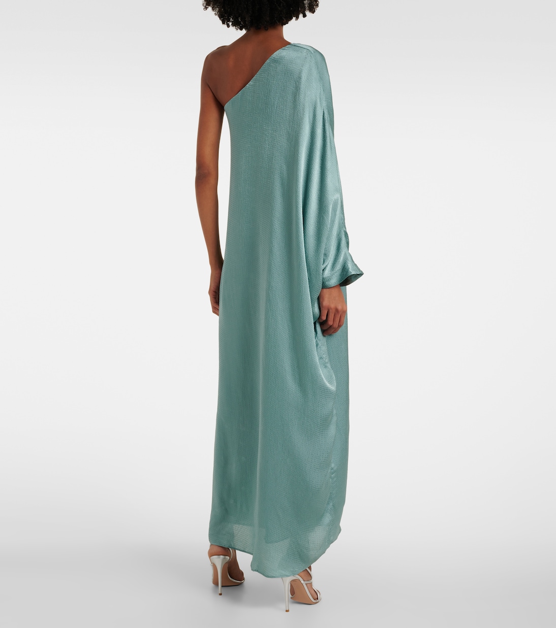 One-Shoulder-Maxikleid Sonia aus Satin | Staud