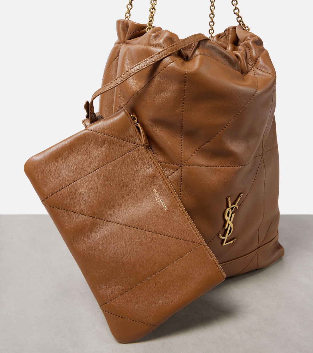 Sac Jamie Pochon en cuir | Saint Laurent