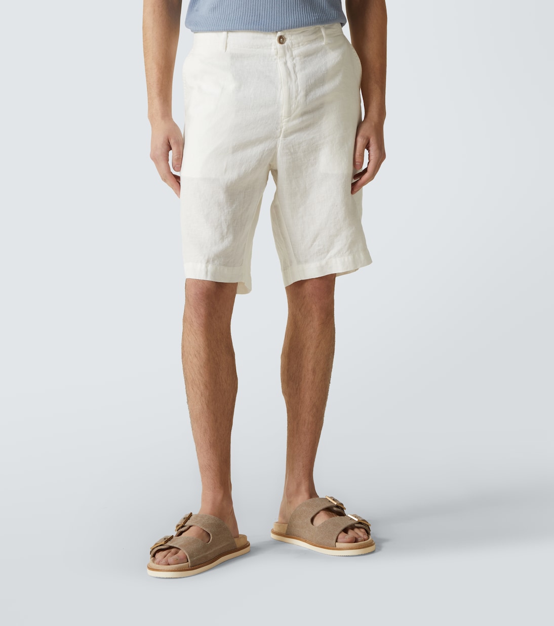Bermuda-Shorts aus Leinen | Fedeli