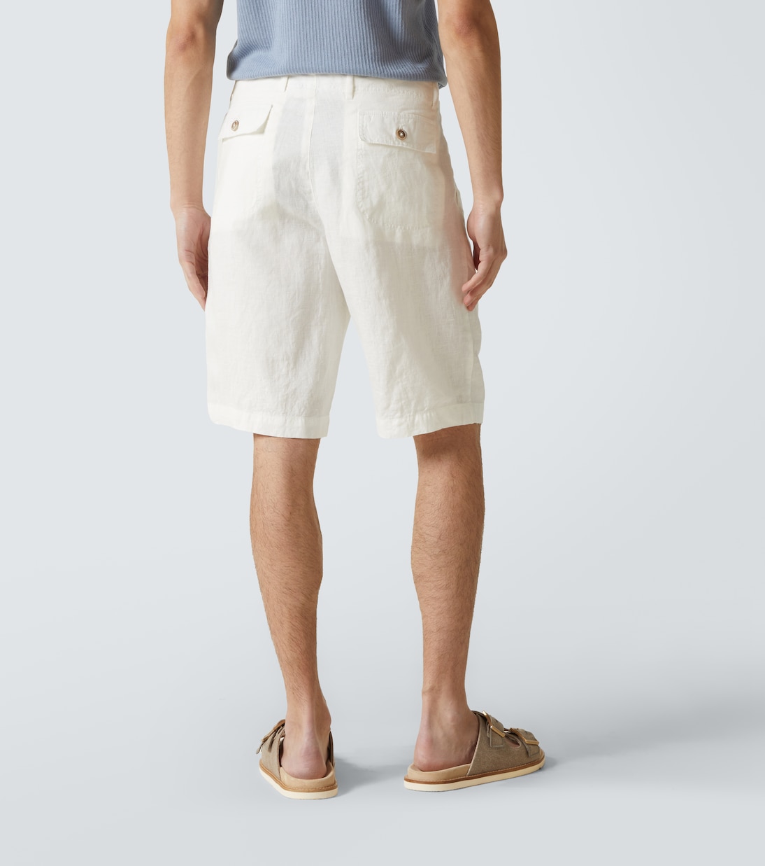 Bermuda-Shorts aus Leinen | Fedeli