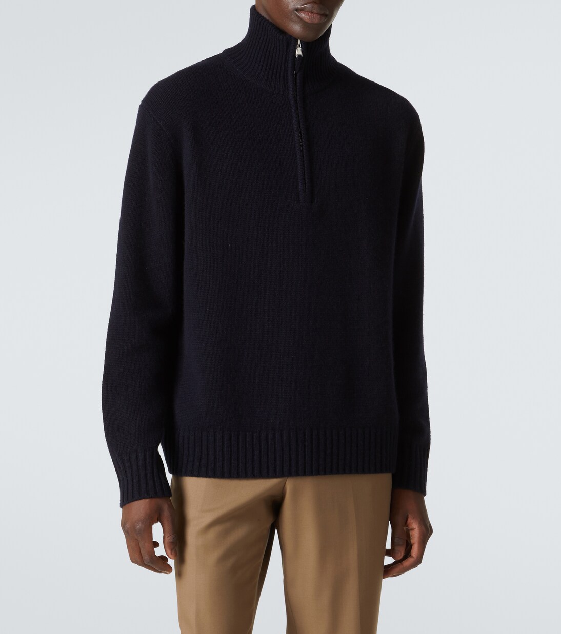 Jersey de cachemir con cremallera | Allude