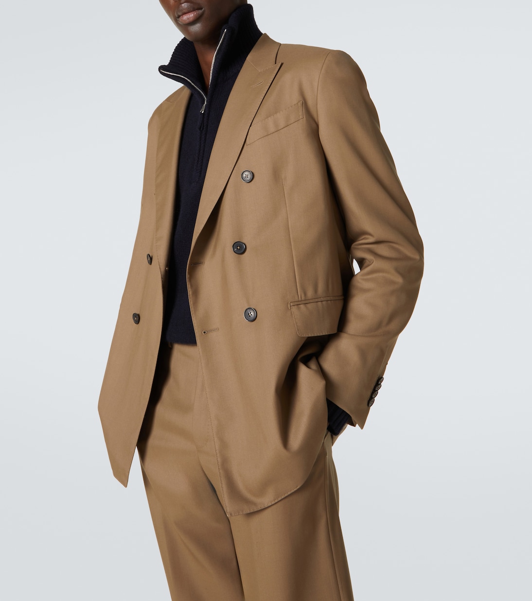 Jersey de cachemir con cremallera | Allude