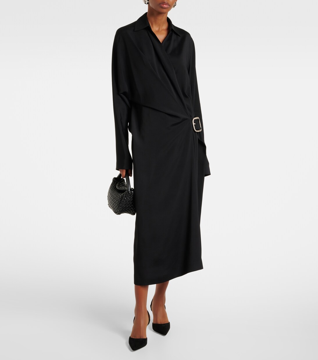 Escarpins Carolyne 70 en daim | Manolo Blahnik