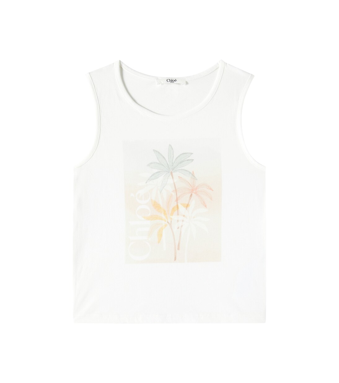 Printed cotton top | Chloé Kids