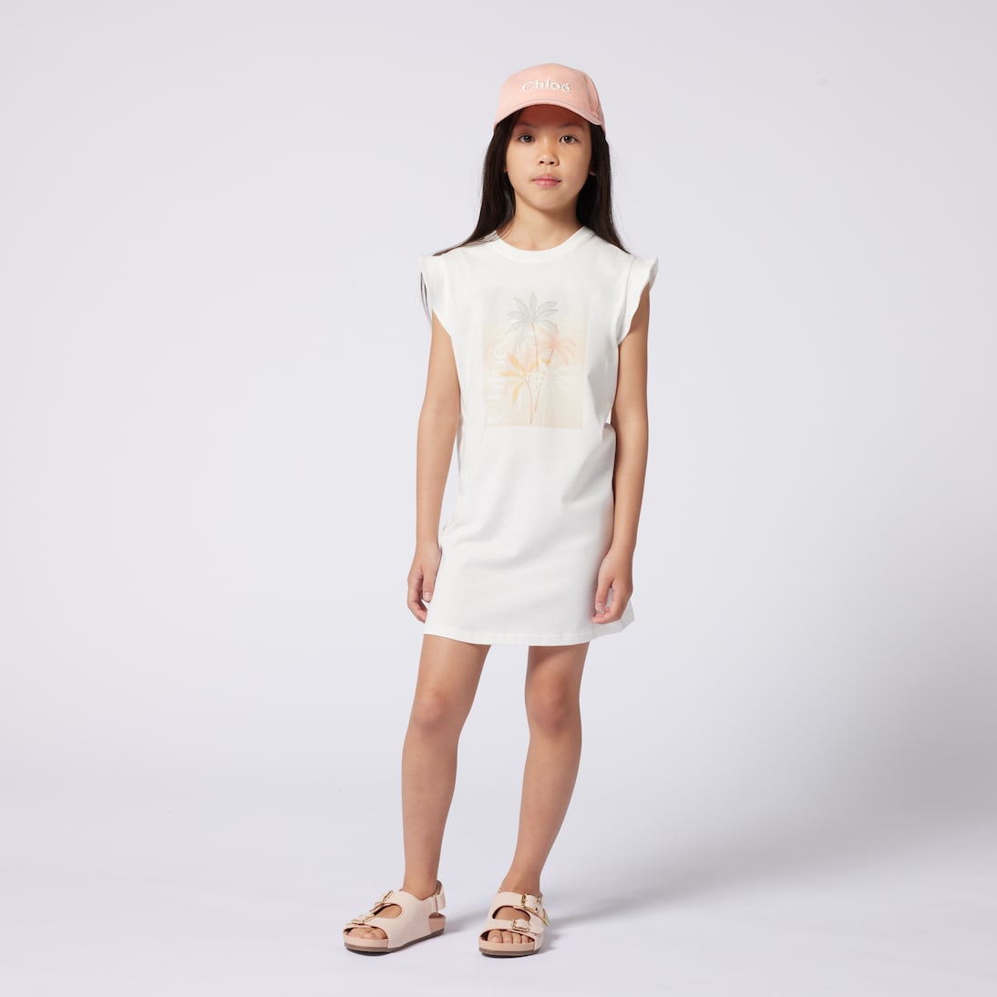 Printed cotton top | Chloé Kids
